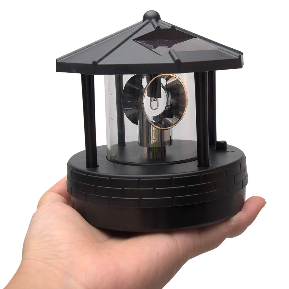 Solar Lighthouse Light with Rotating Beacon U19031