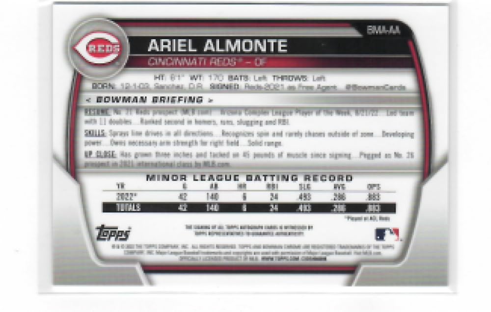 2023 Bowman Chrome Mega Box Mojo Autographed Refractor Baseball E876834