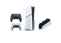 Playstation 5 Slim Disc 1TB Console Bundle with Controllers and Charging Station Z8668
