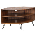 Brown Acacia Wood Corner Media Stand W640