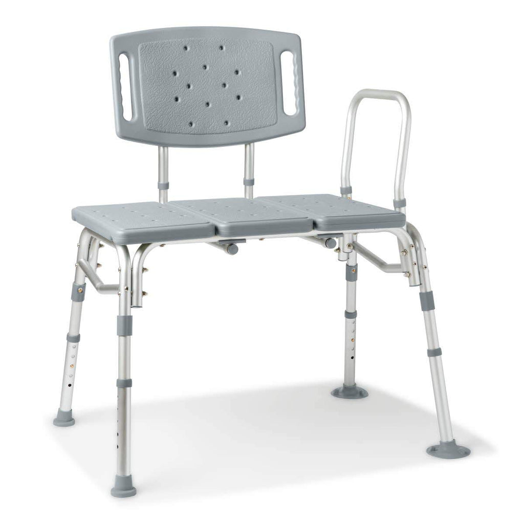 Bariatric Tub Transfer Bench with Anti-Slip Suction Feet 500lb Weight Capacity I8791