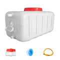 Plastic Water Tank 25L Food-Grade Rectangular with Faucet B11293