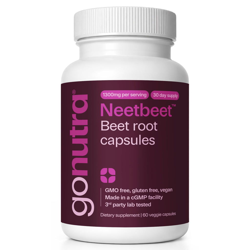 Organic Beet Root Capsules 1300mg 60ct F4217