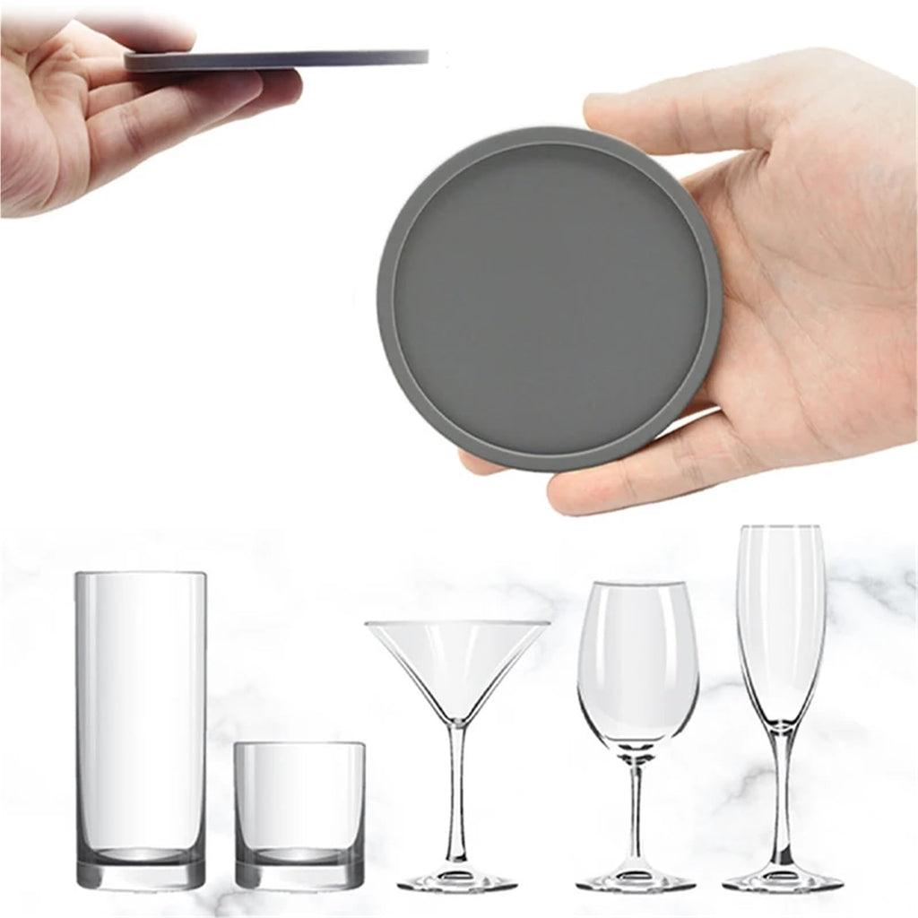 32 Pc Silicone Coasters H545