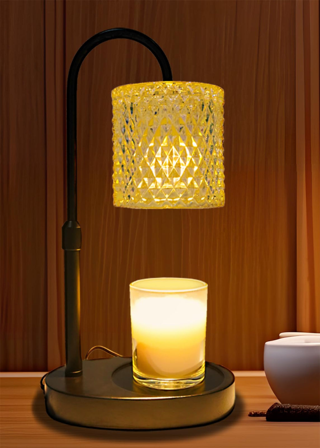 Candle Warmer Lamp with Timer Dimmable Height Adjustable B2556