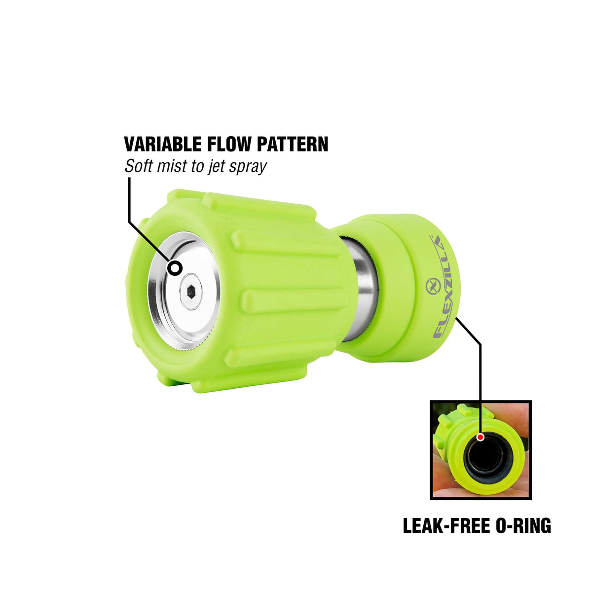 3/4 in. x 100 ft. Drinking Water Safe Garden Hose & Twist Action Nozzle B4644