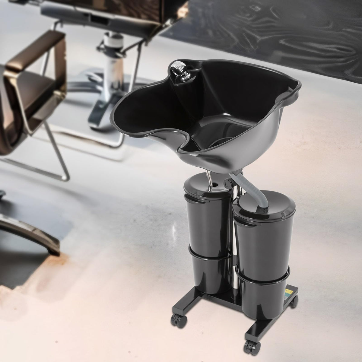 Electric Portable Shampoo Bowl with 2 Buckets V969