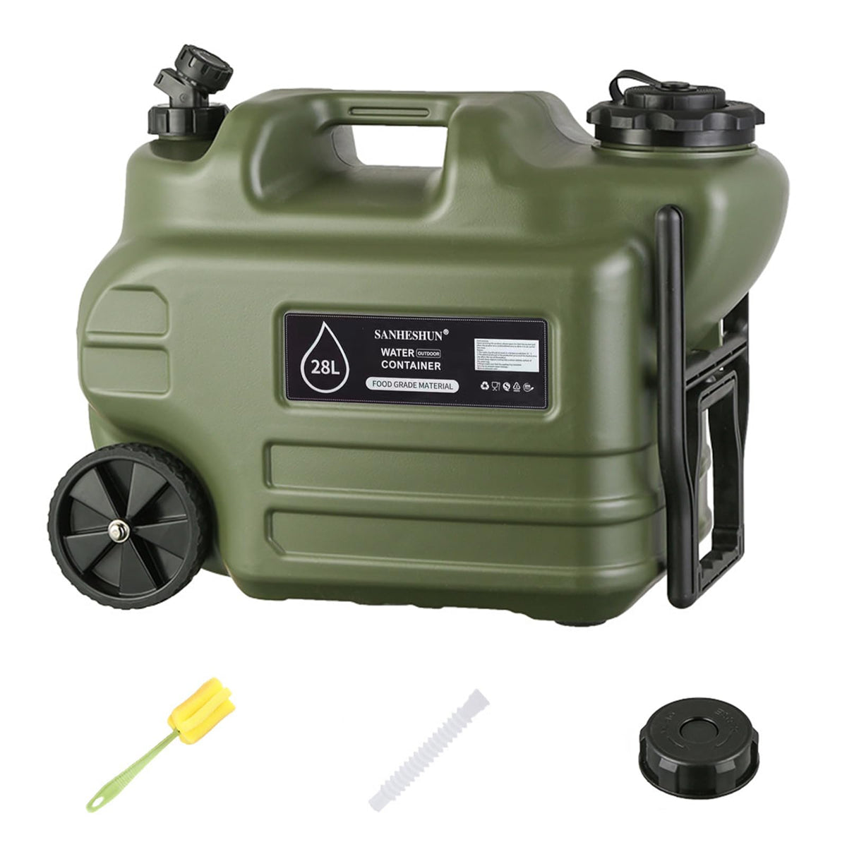 7.4 Gallon Water Jug with Wheels & Handle I97038