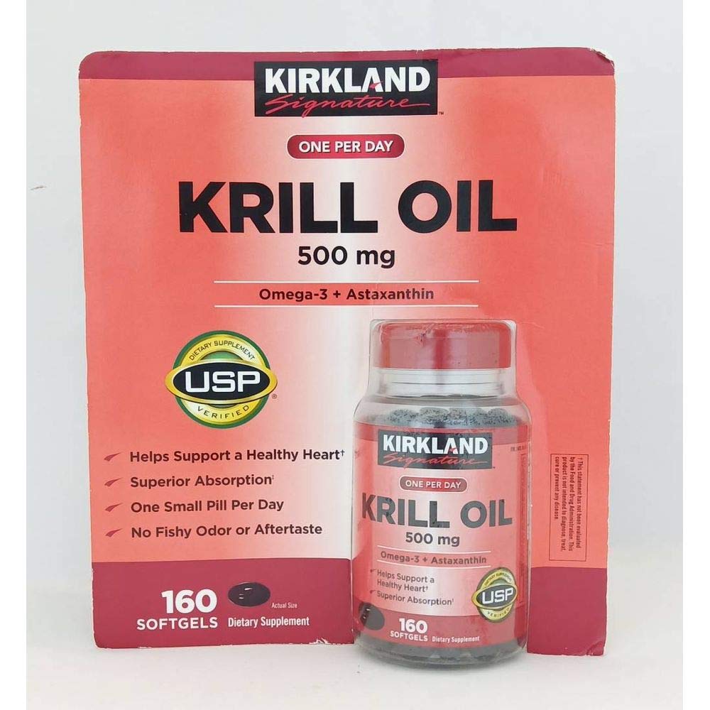 Krill Oil 500 Milligram 160 Softgels R798