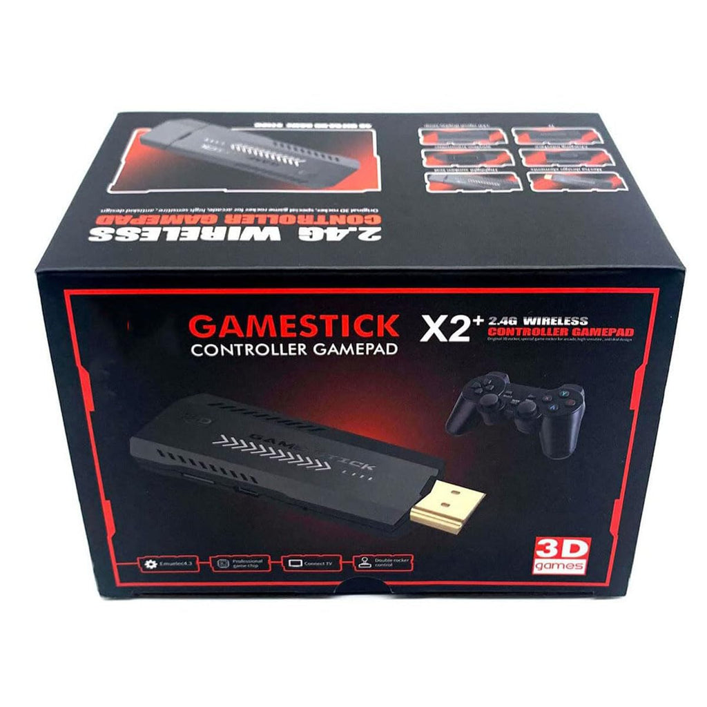 4K Retro Game Stick with 2 Wireless Controllers 64GB L621084