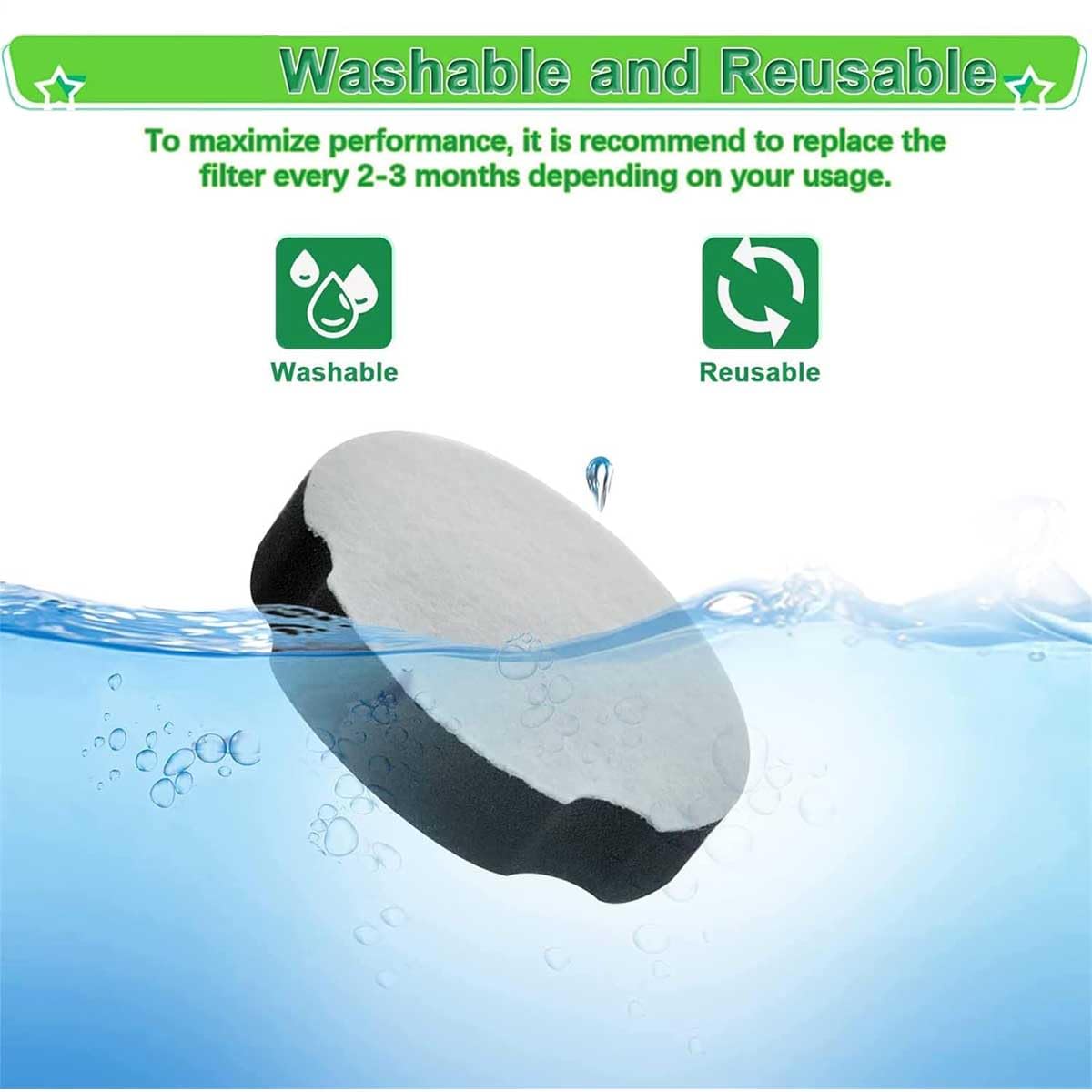 4 Pack Vacuum Filter Replacement F14660
