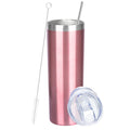 20 oz Stainless Steel Vacuum Insulated Tumbler with Lid and Straw M174