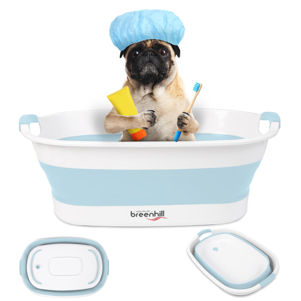 Collapsible Dog Bath Tub with Drain Plug D33623