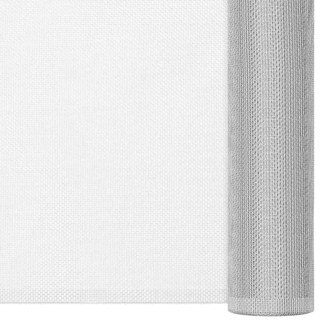Aluminium Mesh Screen Roll 44.1x196.9 Inch Silver J914
