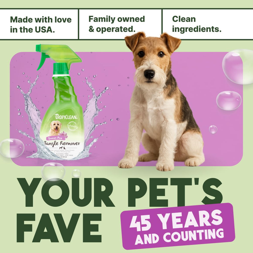 Dog Detangler Spray Leave-in Conditioner 16oz D3919