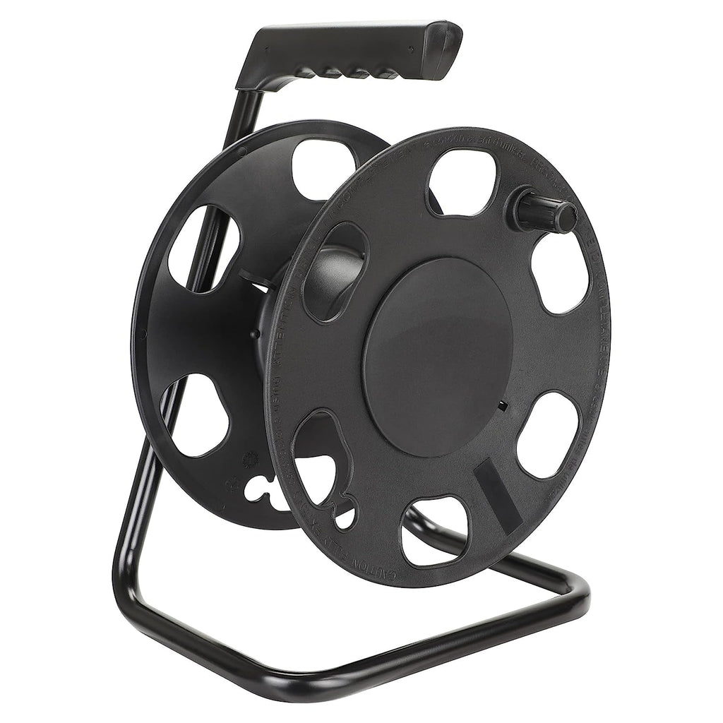 50ft Yellow Outdoor Extension Cord & Cord Storage Reel V36541