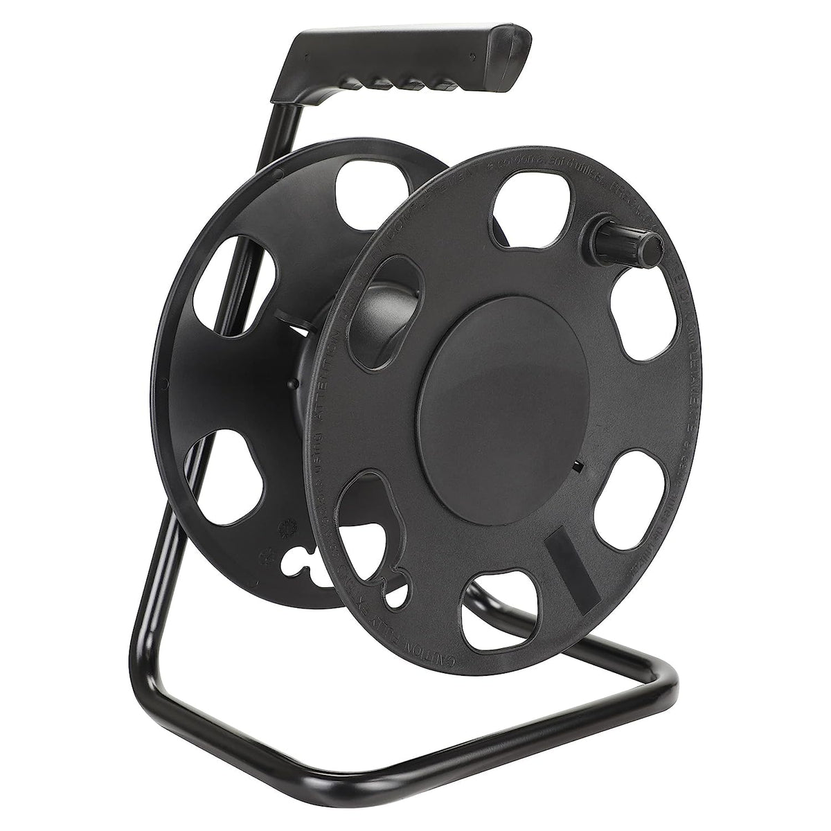 50ft Yellow Outdoor Extension Cord & Cord Storage Reel V36541