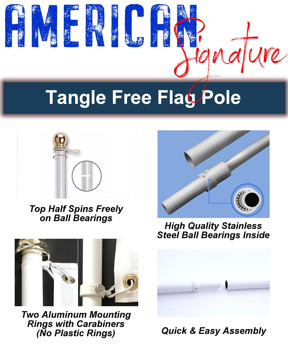 American Flag with Pole C910