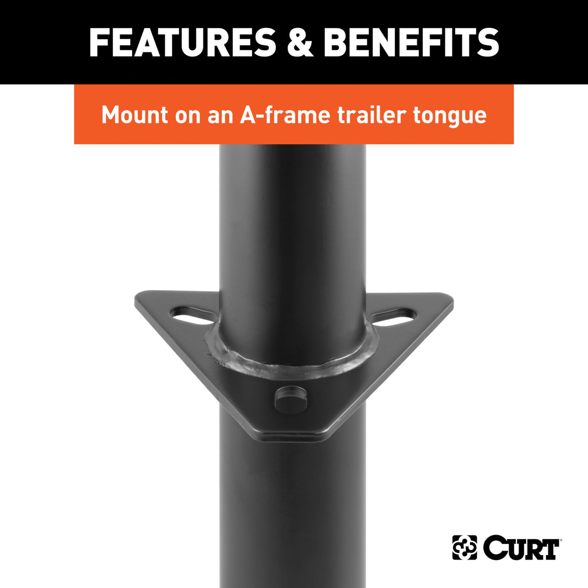A-Frame Trailer Tongue Jack 5,000 lbs 15 Inches Vertical Travel D58137