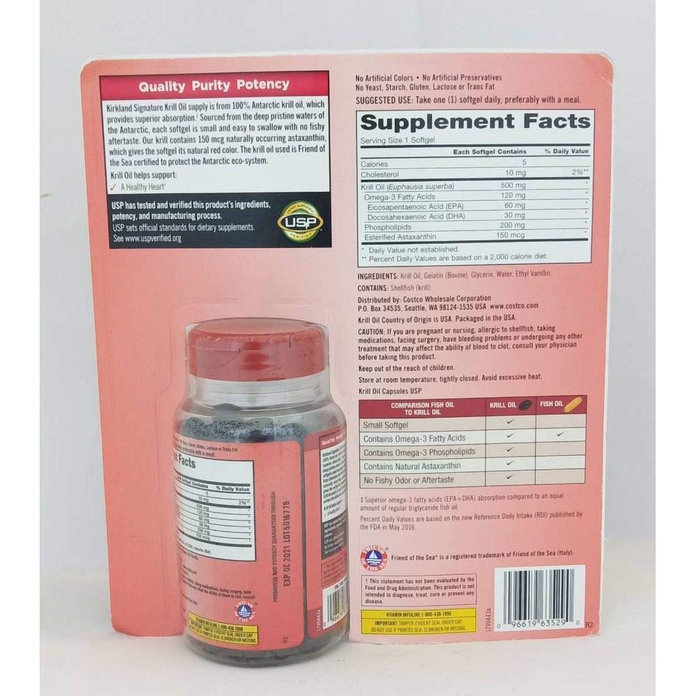 Krill Oil 500 Milligram 160 Softgels R798