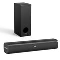 Black 2.1 CH Sound Bar with Wired Subwoofer C25786