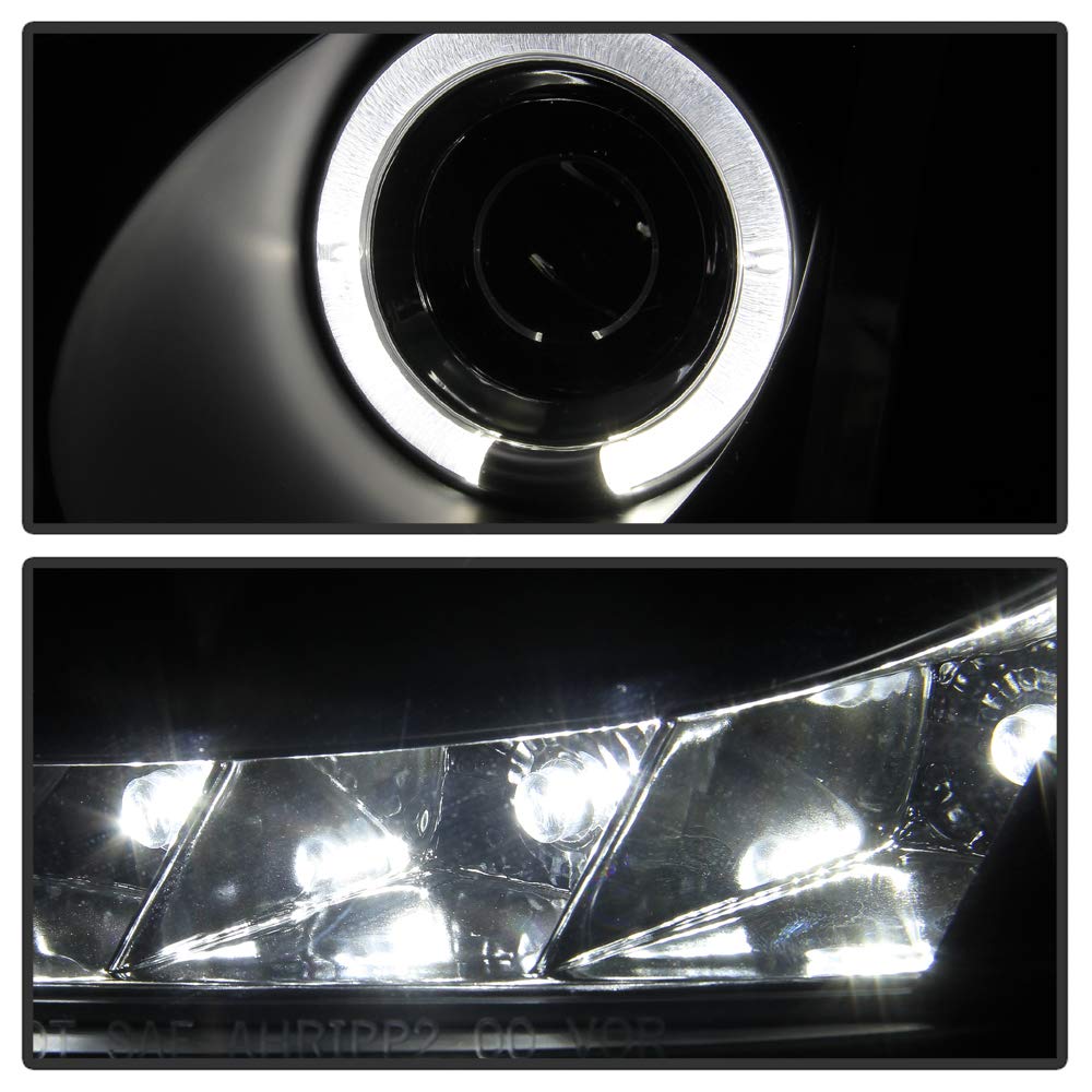 For 2003-2007 Honda Accord Black Housing Projector Headlights J872913