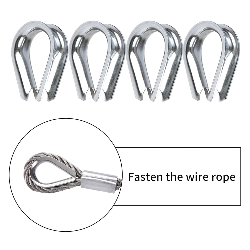 1/8 inch Stainless Steel Wire Rope Kit, 33ft O5731