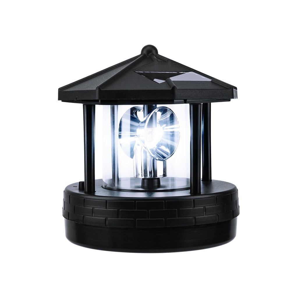 Solar Lighthouse Light with Rotating Beacon U19031