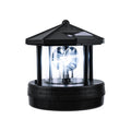 Solar Lighthouse Light with Rotating Beacon U19031
