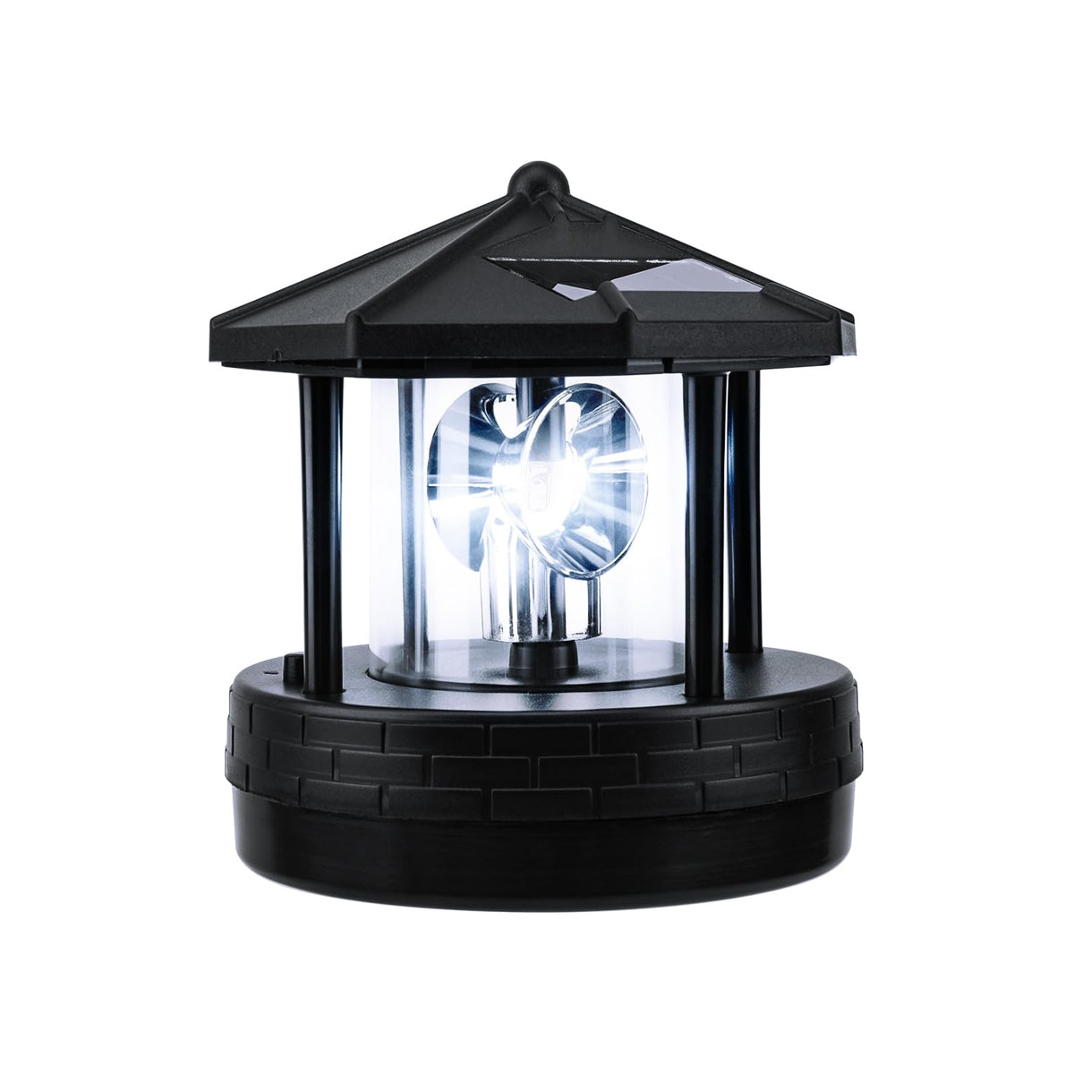 Solar Lighthouse Light with Rotating Beacon U19031