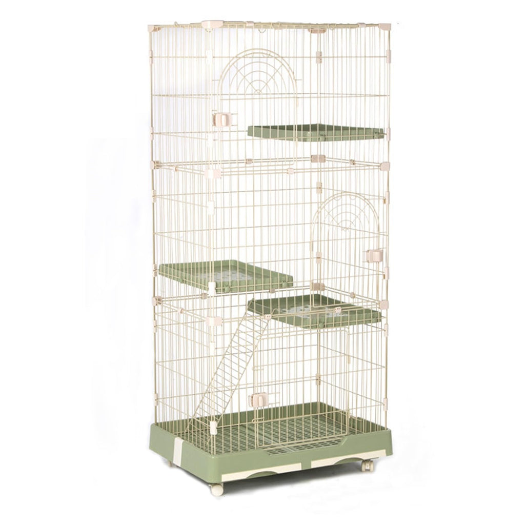 Foldable 4 Tier Detachable Cat Cage with Hammock B161