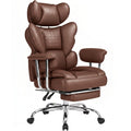 Big and Tall Home Office Desk Chair with Footrest M131573