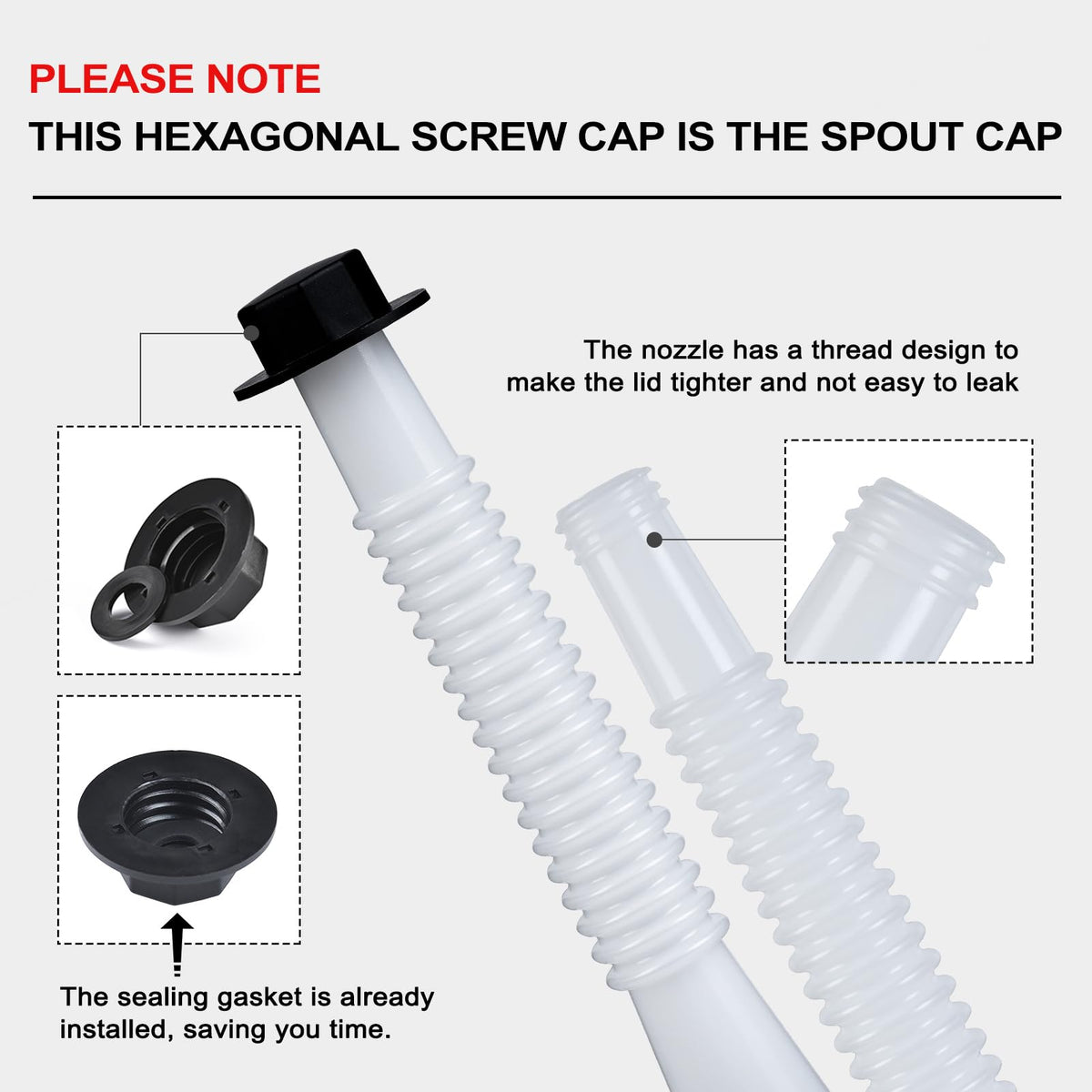 Gas Can Spout Replacement Kits I545128