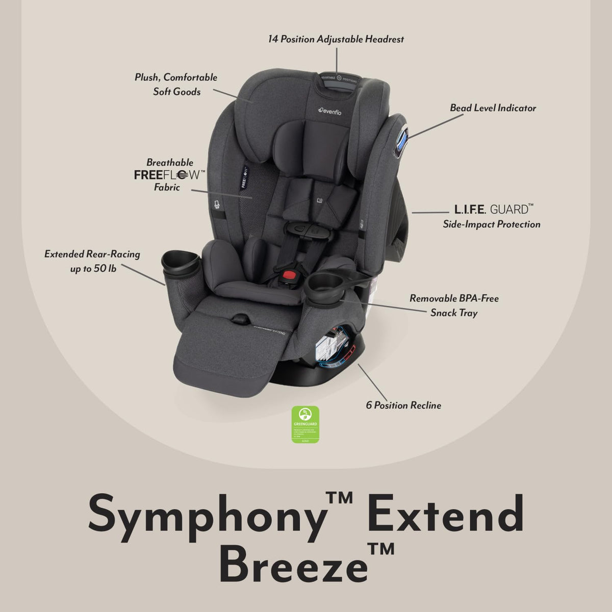 3-in-1 Convertible Car Seat W705332
