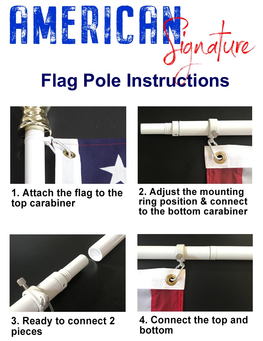 American Flag with Pole C910
