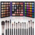 86 Colors Matte Shimmer Eyeshadow Palette with 15 Pcs Brushes E729950