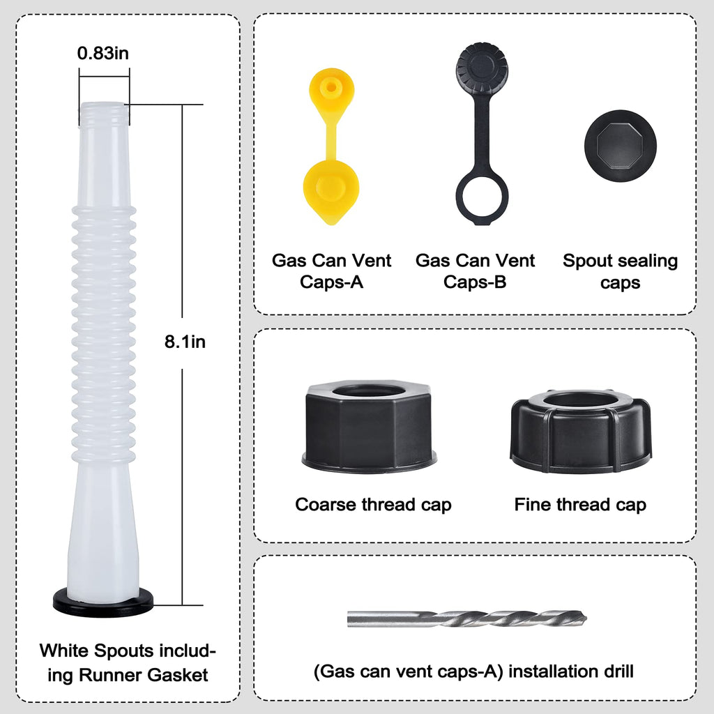 Gas Can Spout Replacement Kits I545128