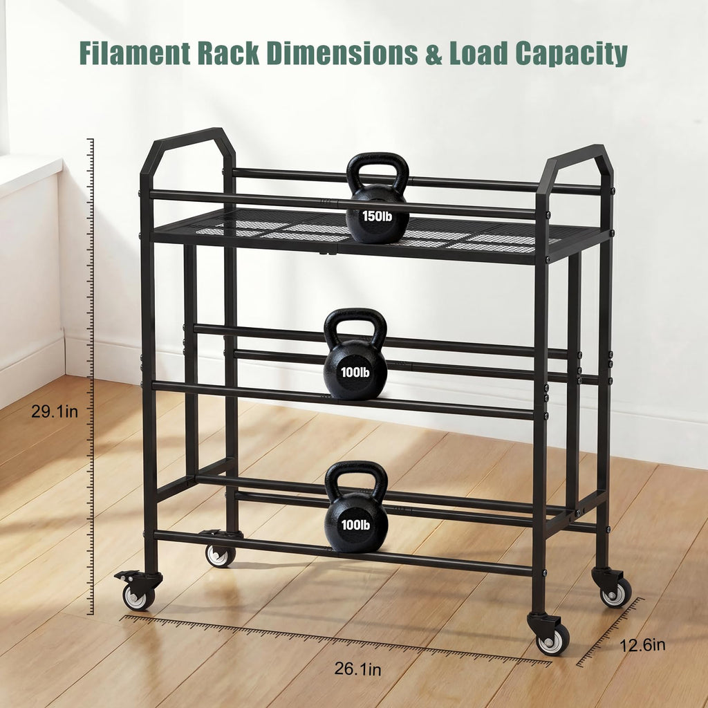Filament Storage Rack with Wheels H80820