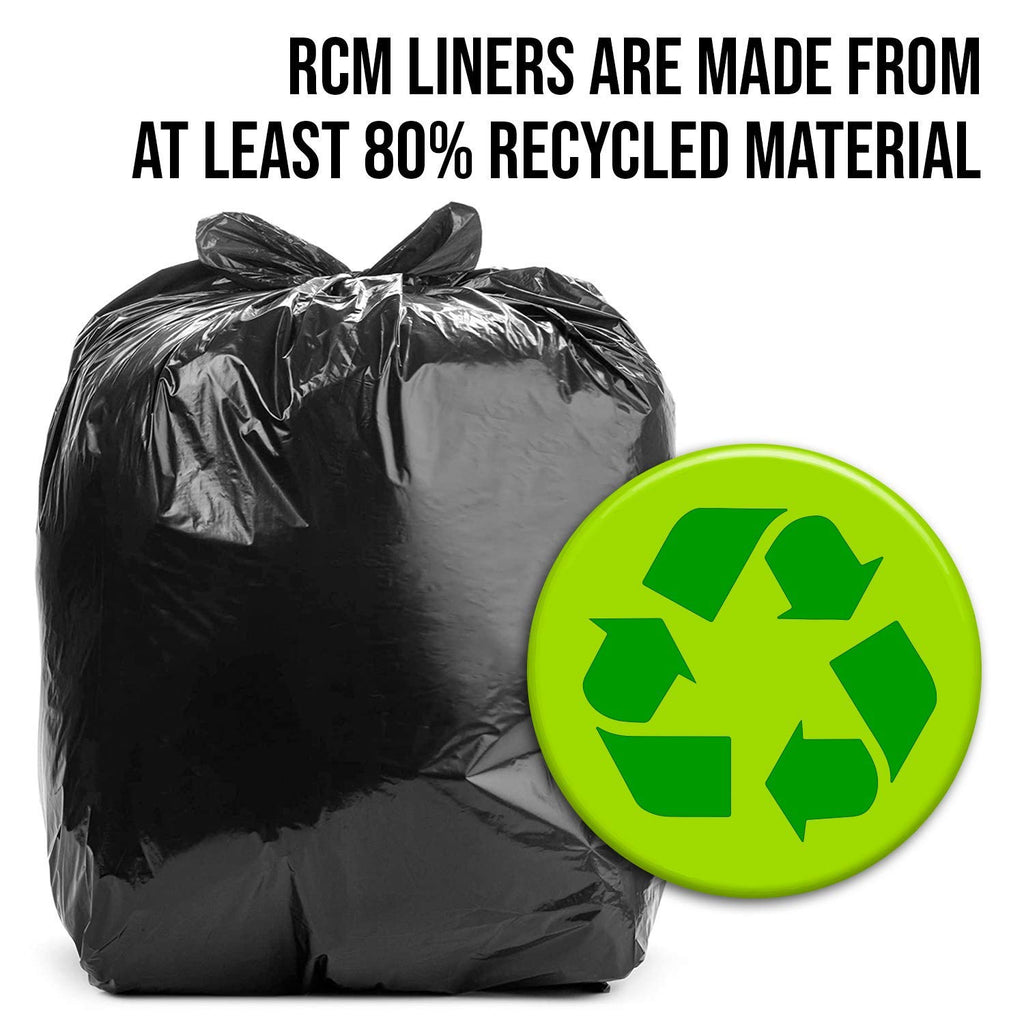 40-45 Gallon Black Heavy Duty Trash Bags Pack of 100 T408