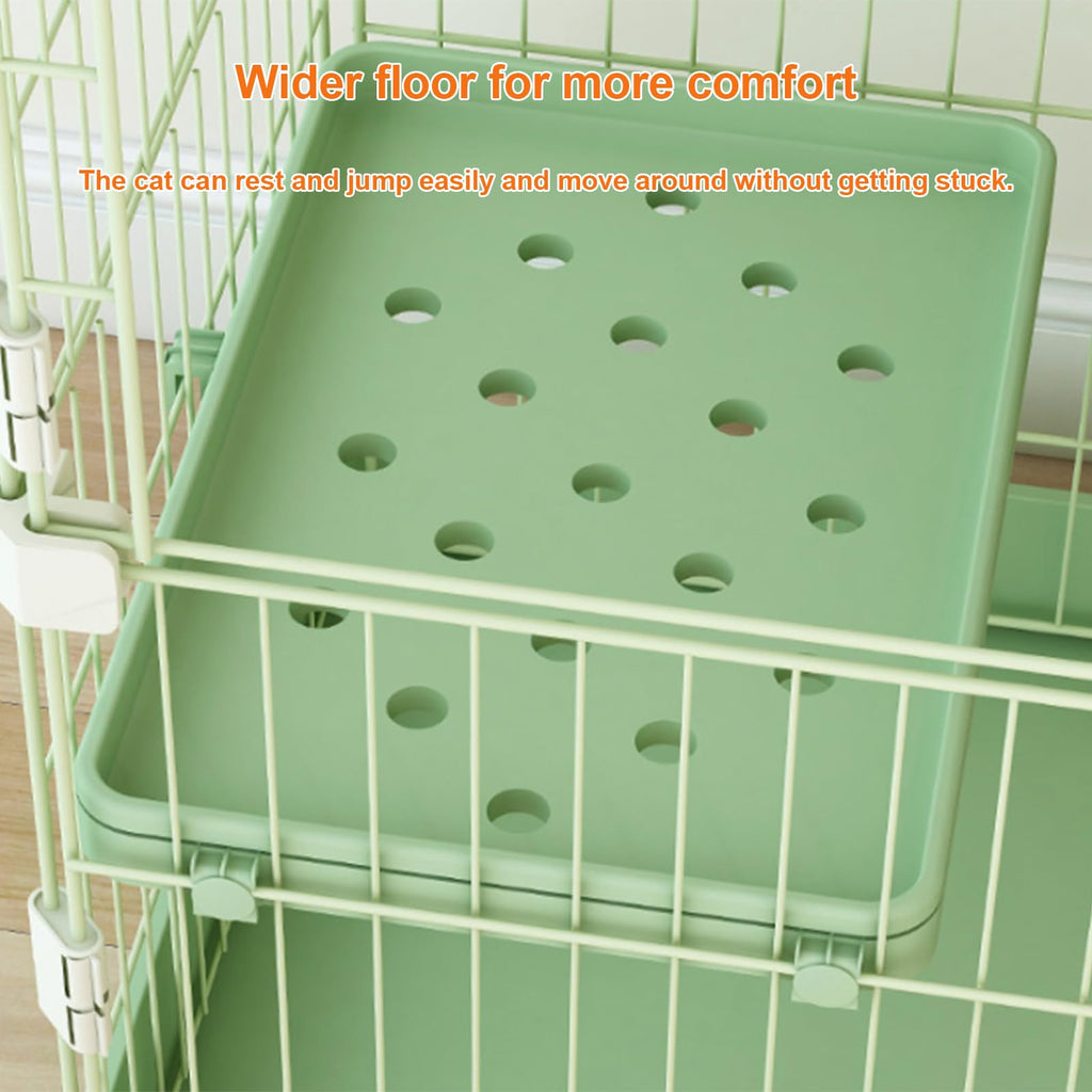 Pink Cat Cage with 3 Platforms and Ramp B14788