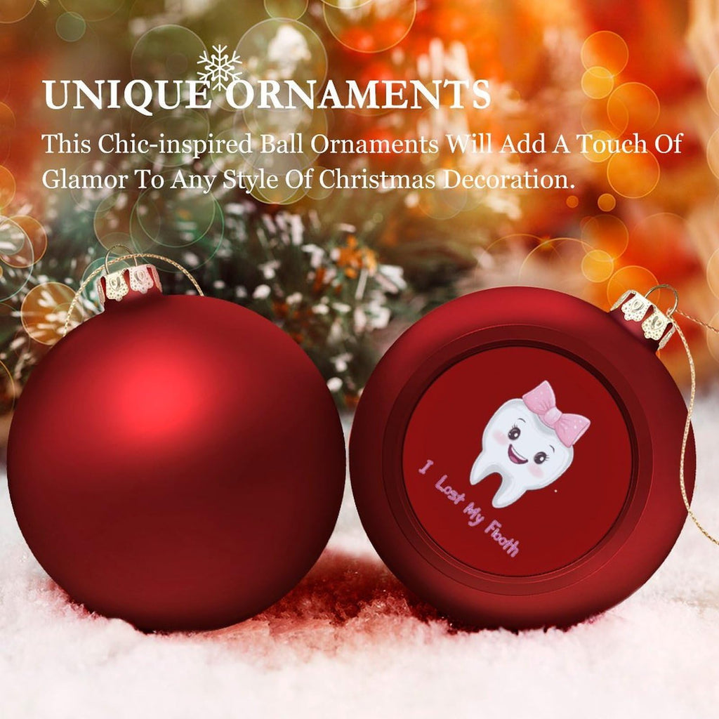 Christmas Balls Ornaments 4PCS Y701