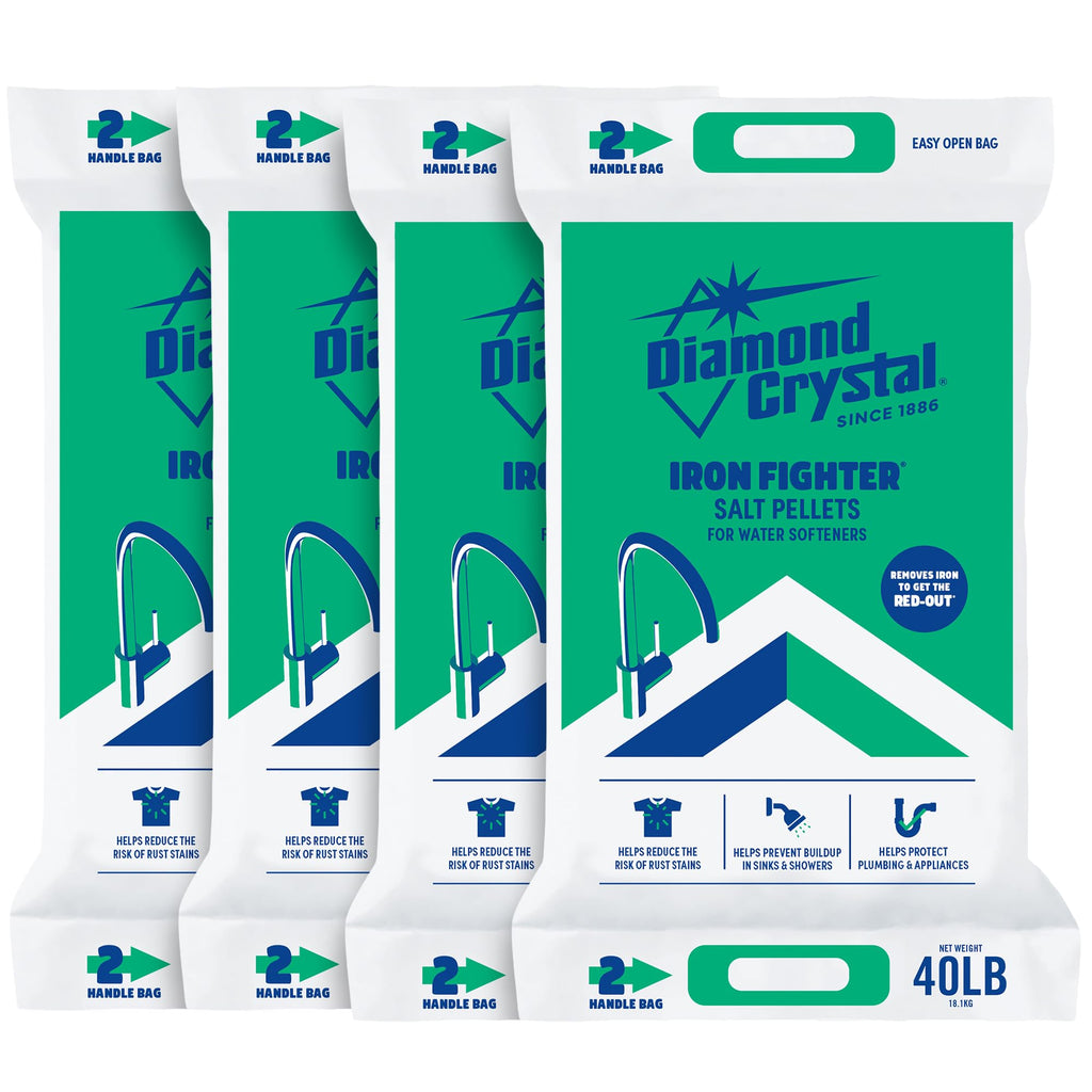 4 Pack Water Softener Salt Pellets, 40 lb K61715