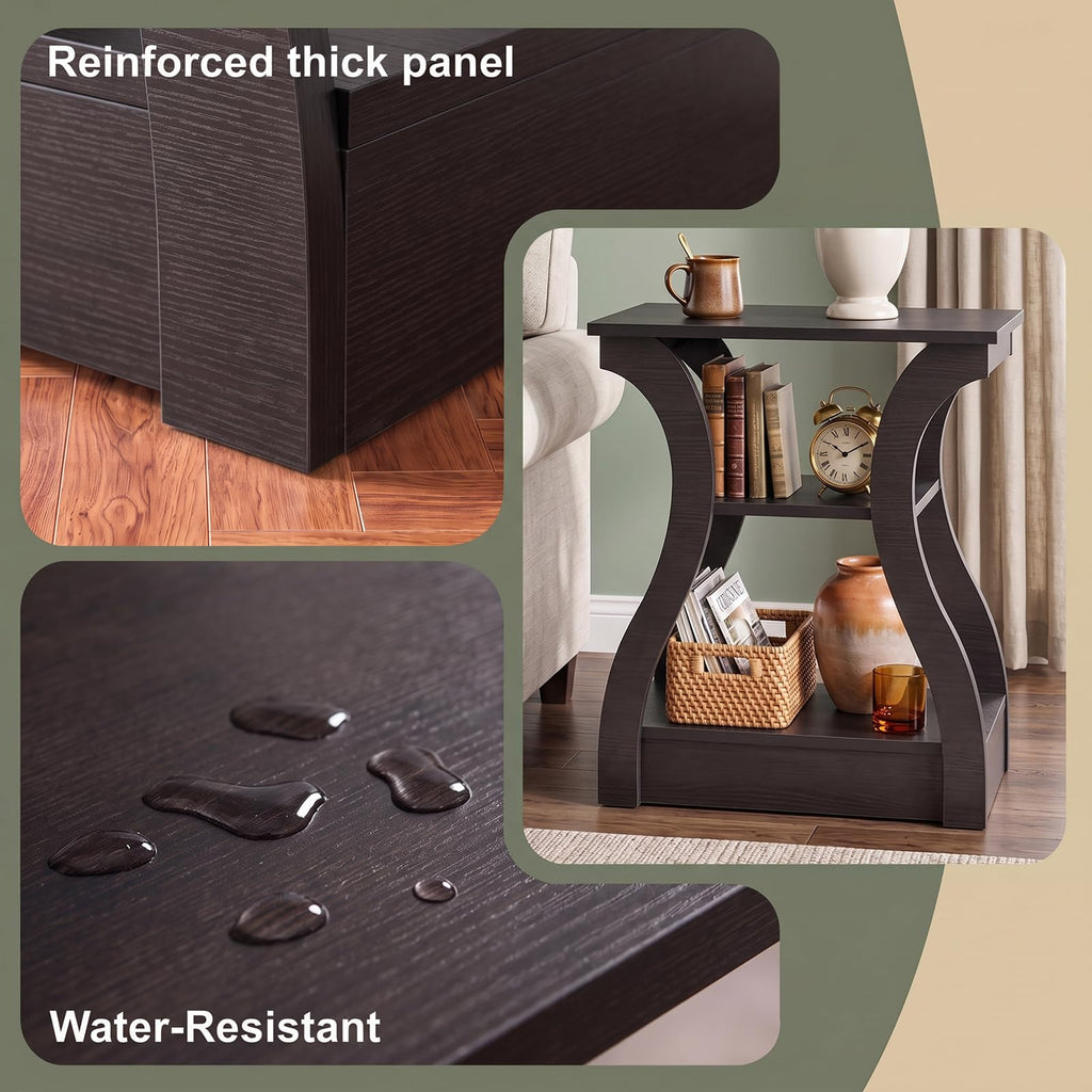 Brown End Tables Set of 2 Q945