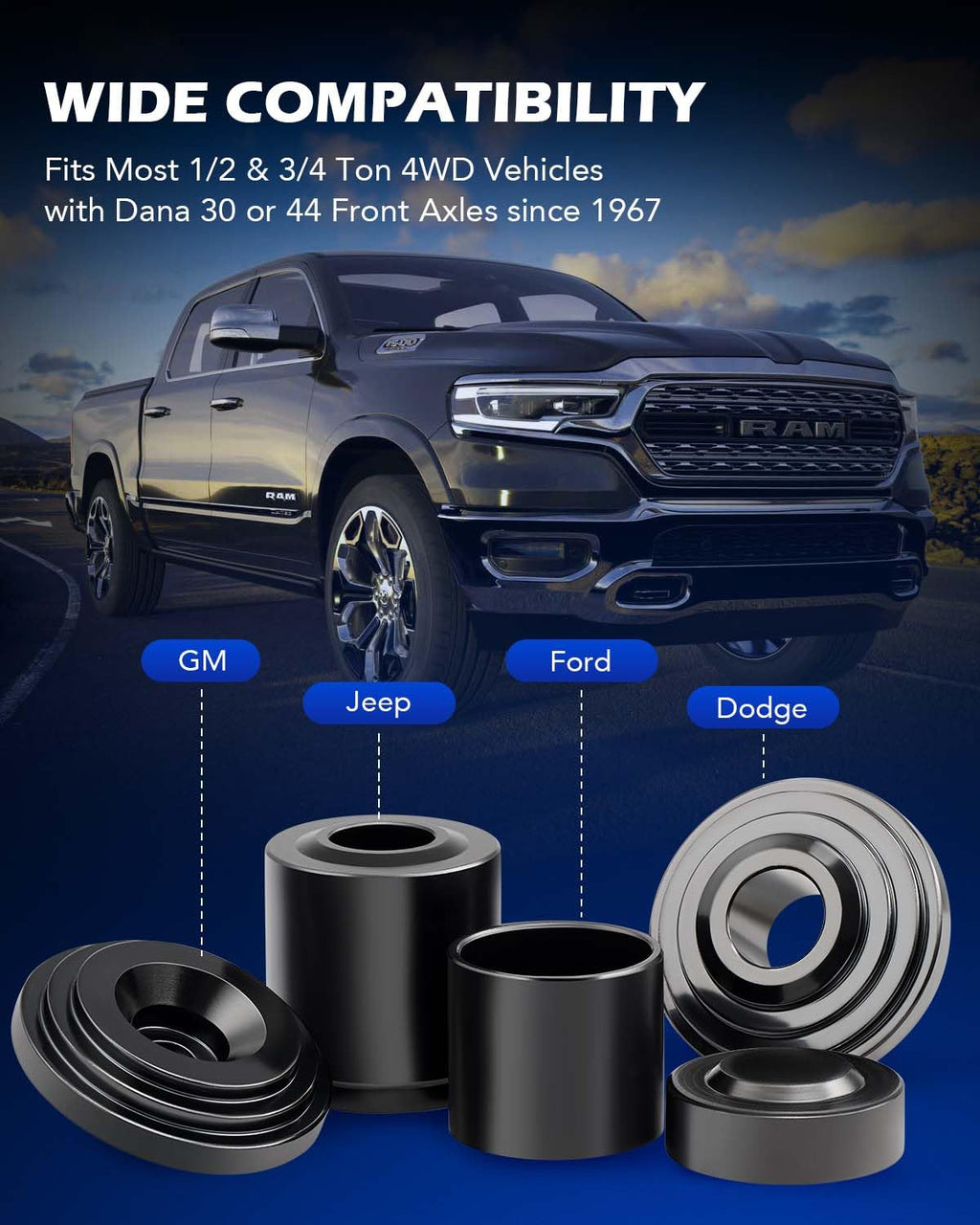 Ball Joint Press Kit with 4x4 Adapters F4279