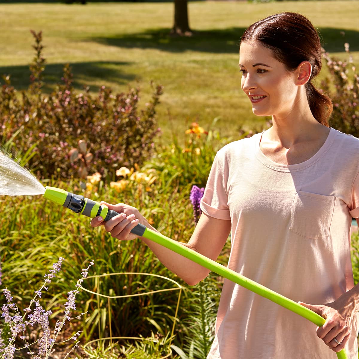 3/4 in. x 100 ft. Drinking Water Safe Garden Hose & Twist Action Nozzle B4644