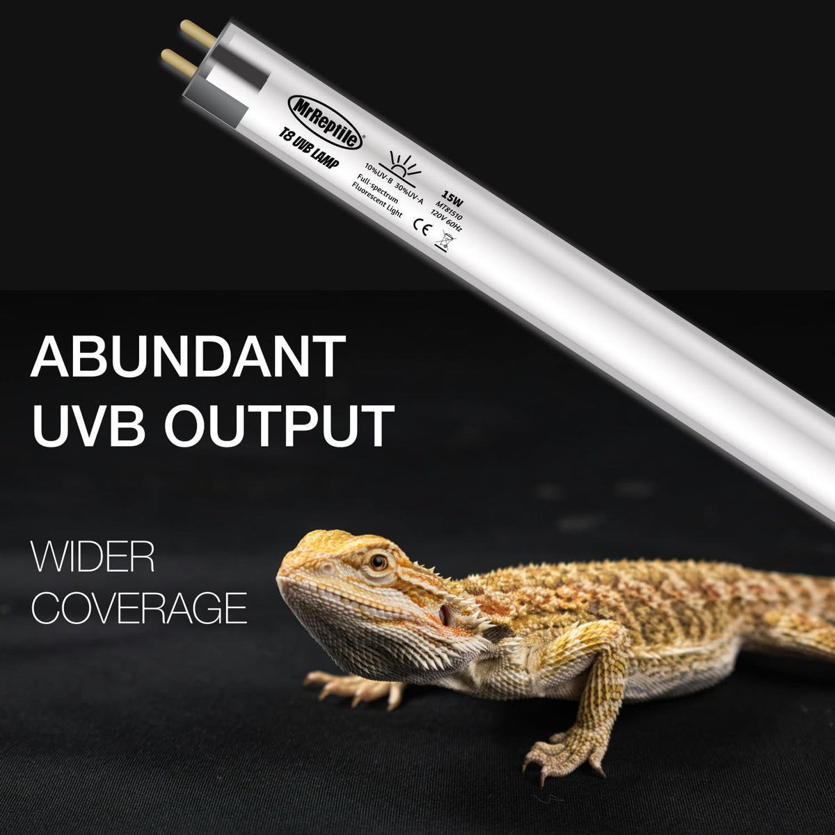 15W UVB Reptile Light Kit 18 inches V5252
