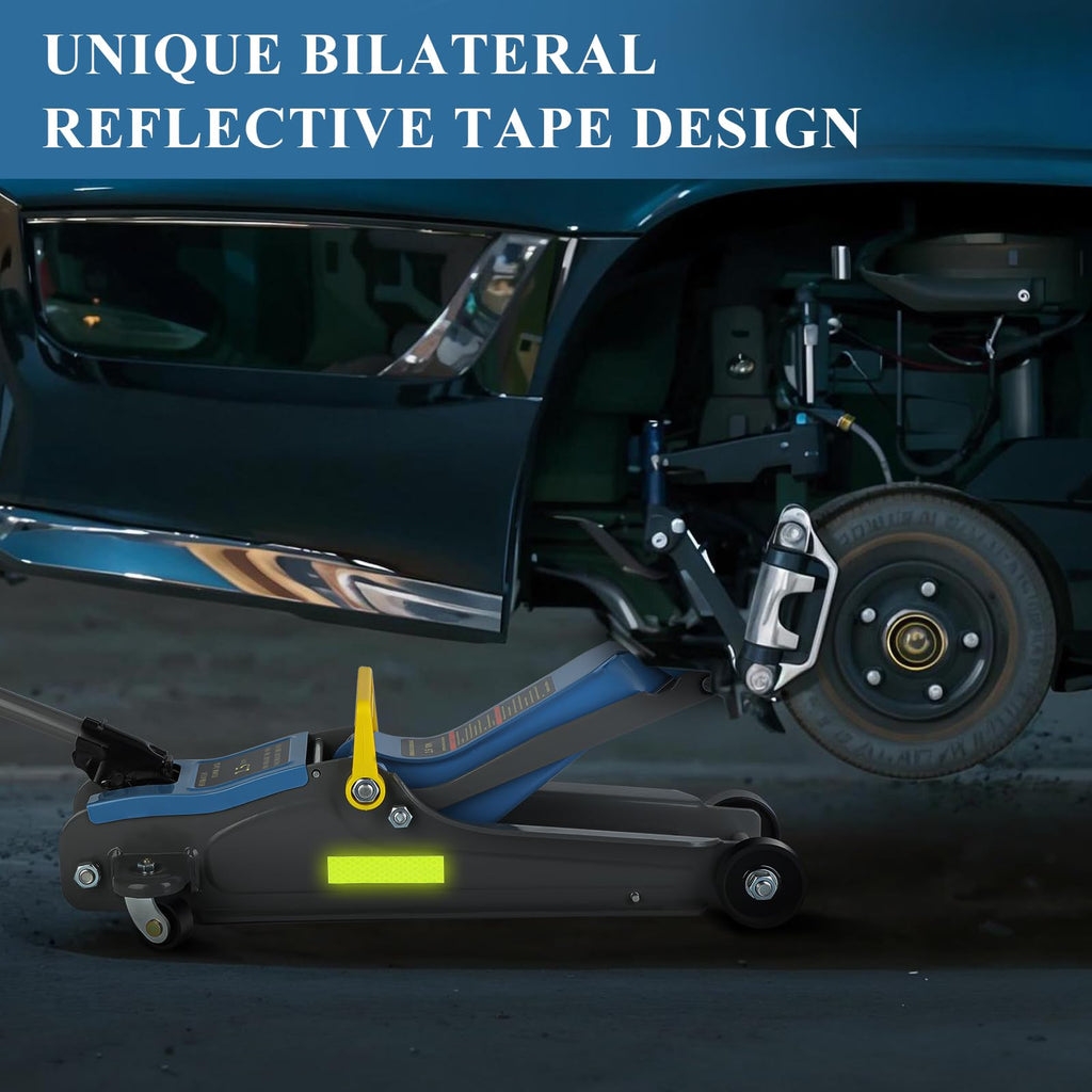 2.5 Ton Low Profile Hydraulic Floor Jack with Handle D377