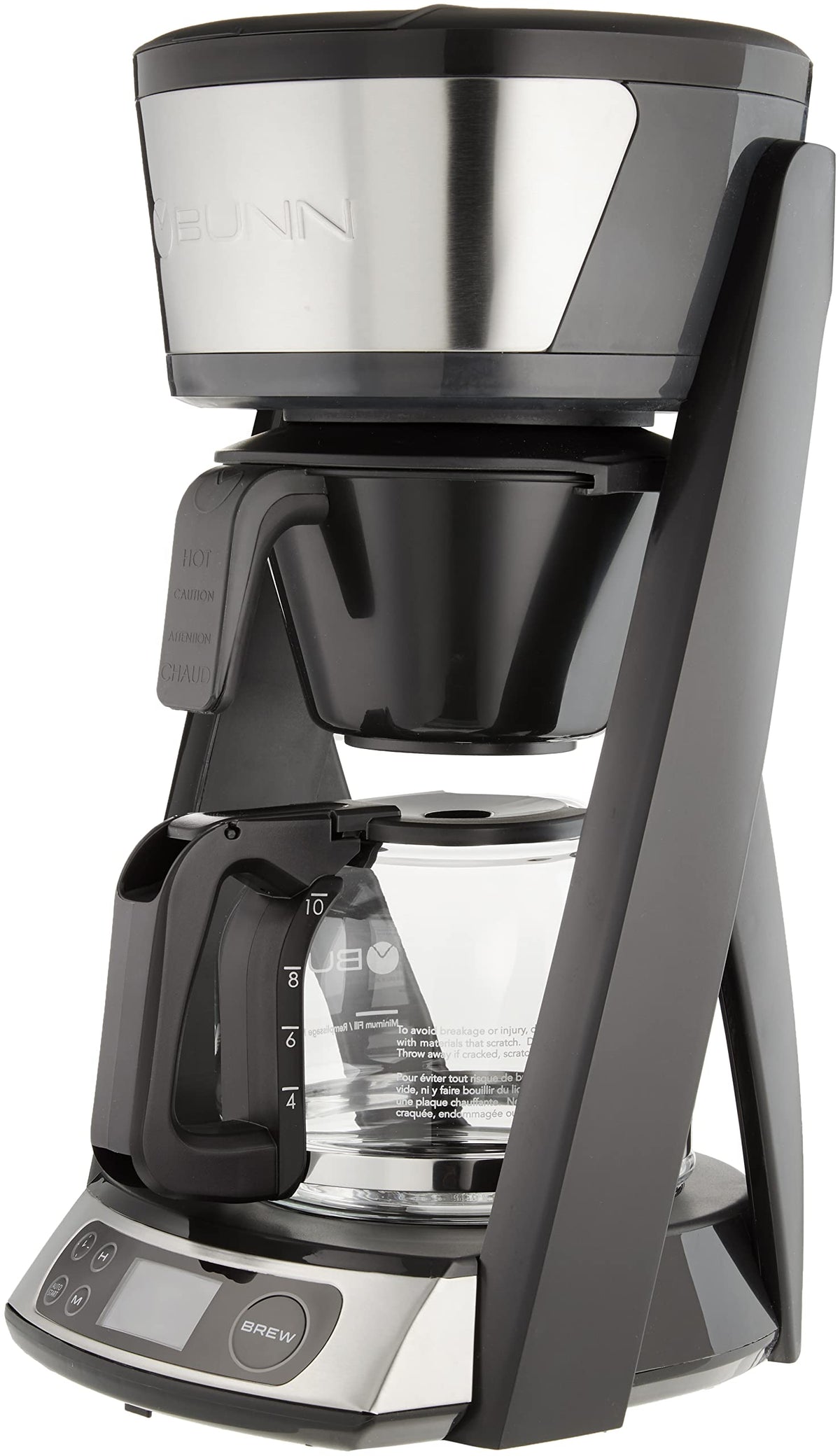 Programmable Coffee Maker, 10 cup, Stainless Steel I791