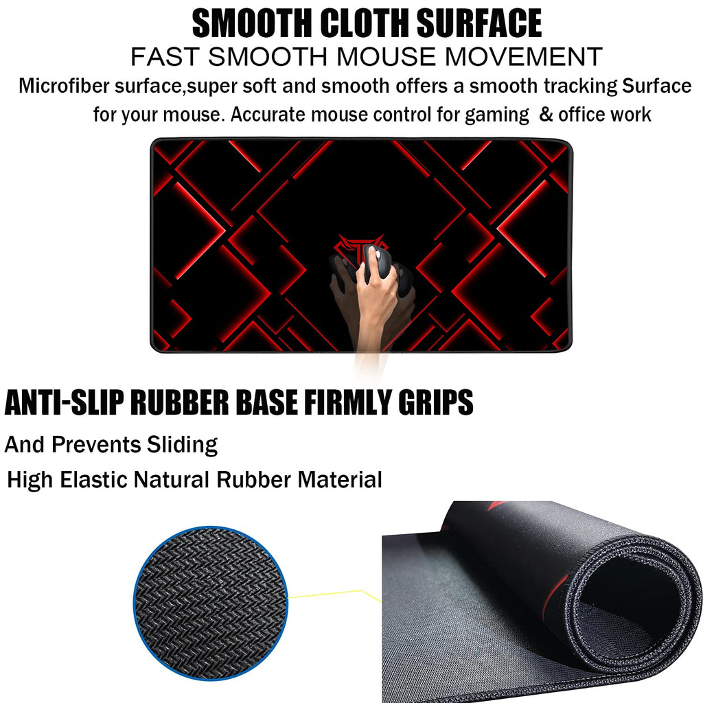 Large Waterproof Gaming Mouse Pad with Stitched Edge R553