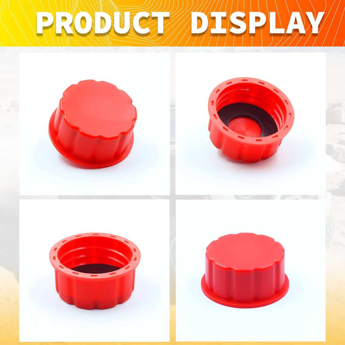 Gas Can Spout Replacement & Red Gas Cap Combo C64949
